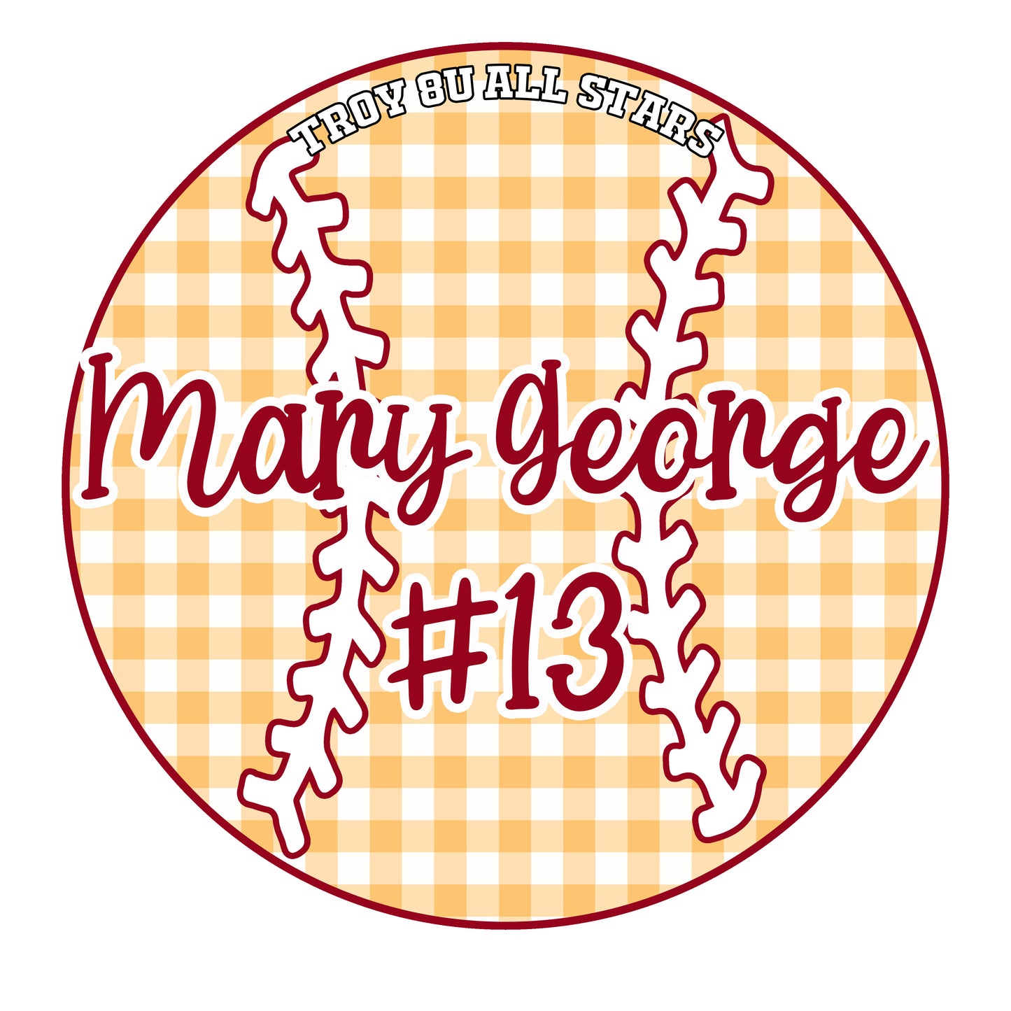 Troy 8U Darlings Magnets