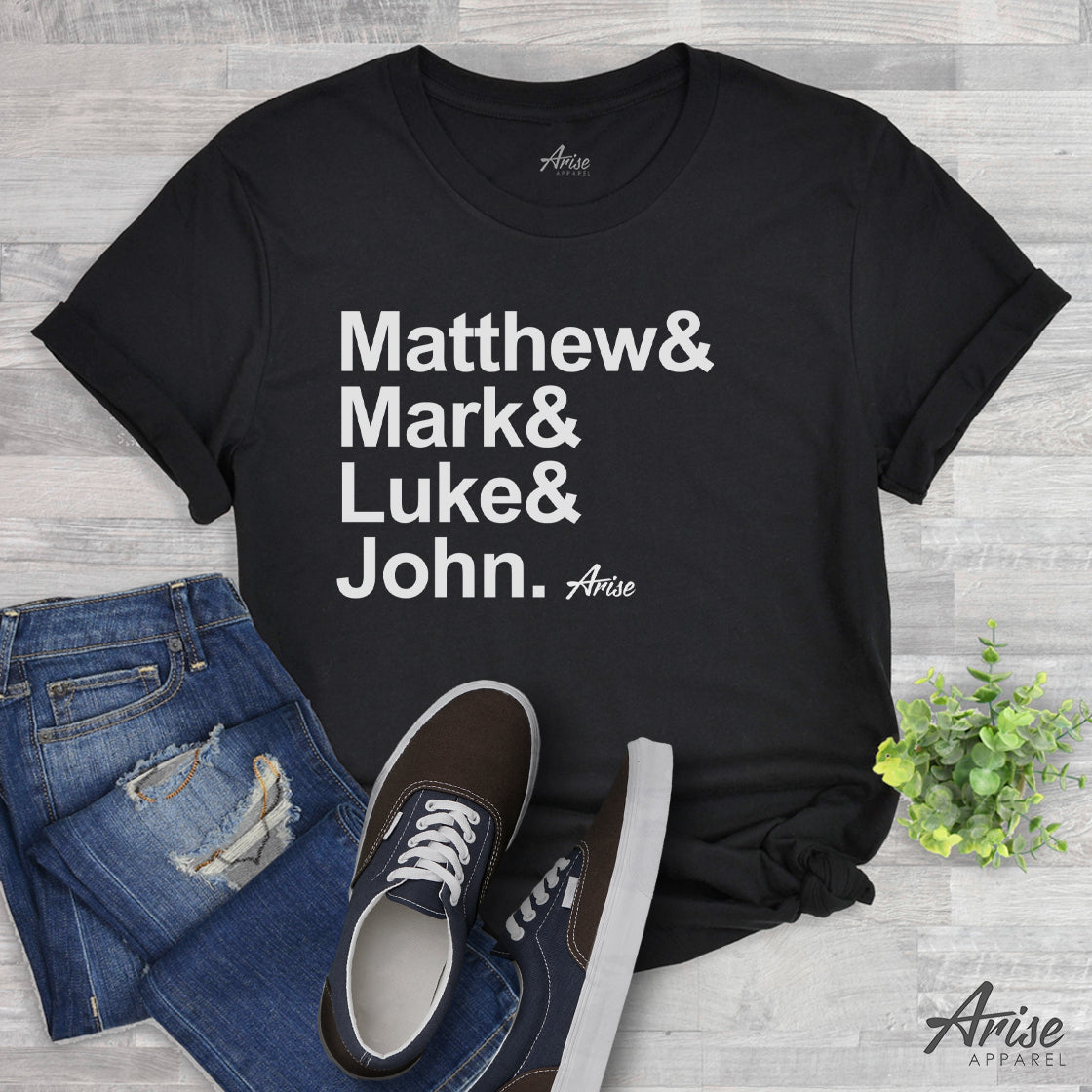 Matthew & Mark & Luke & John t-shirt