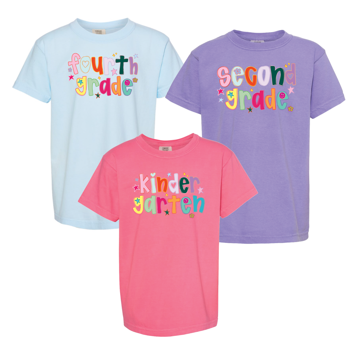 Back-to-School Grade Level Doodle Tees 📚✨