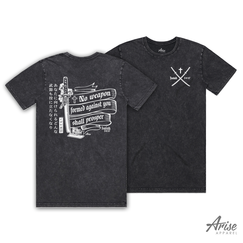 No Weapon Formed Against You Shall Prosper T-Shirt (NEW)