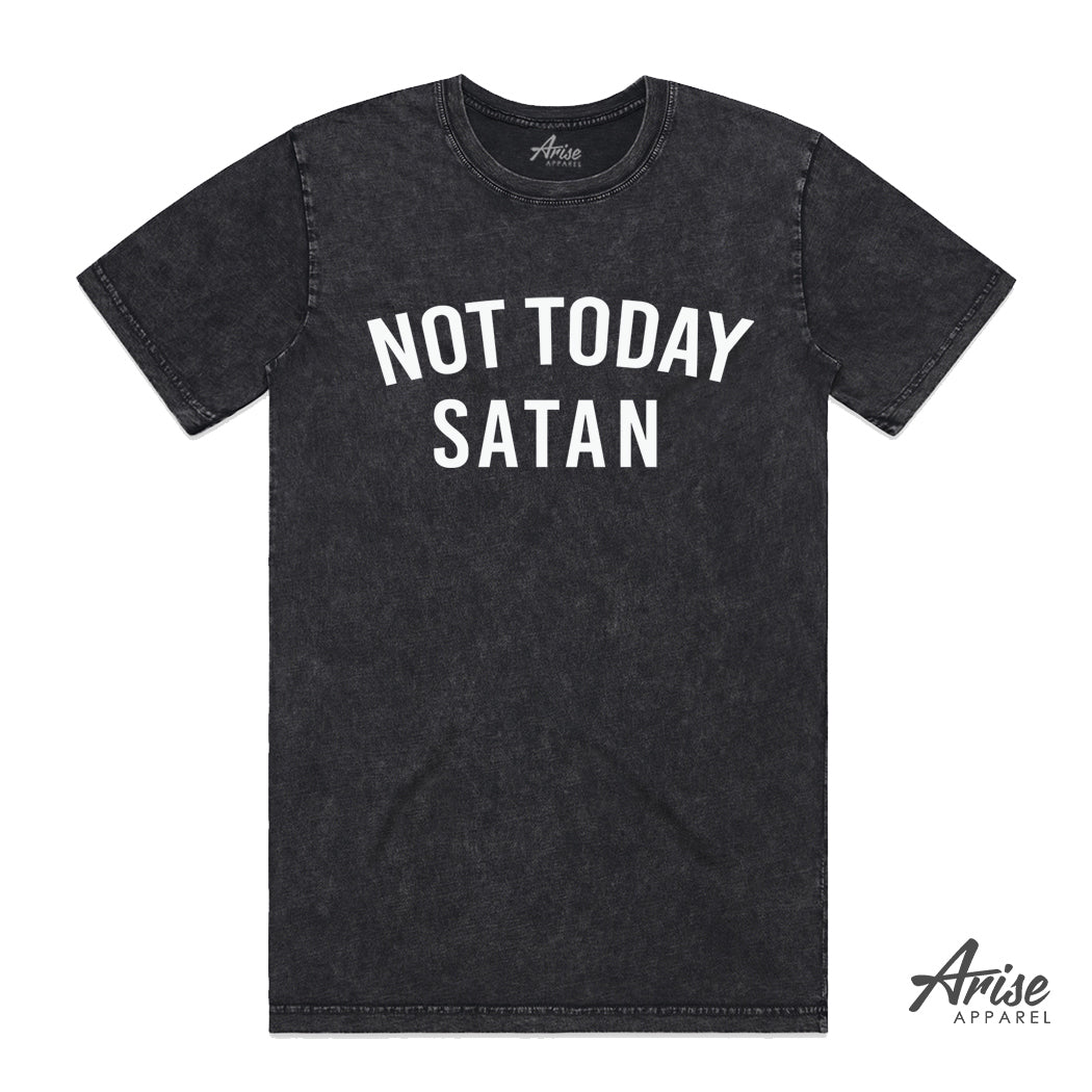 Not Today Satan Christian T-Shirt