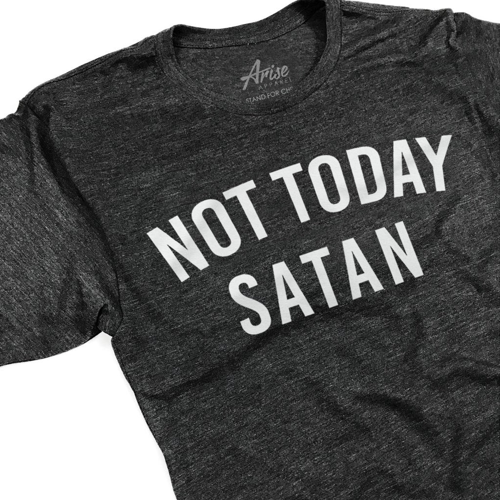 Not Today Satan Christian T-Shirt
