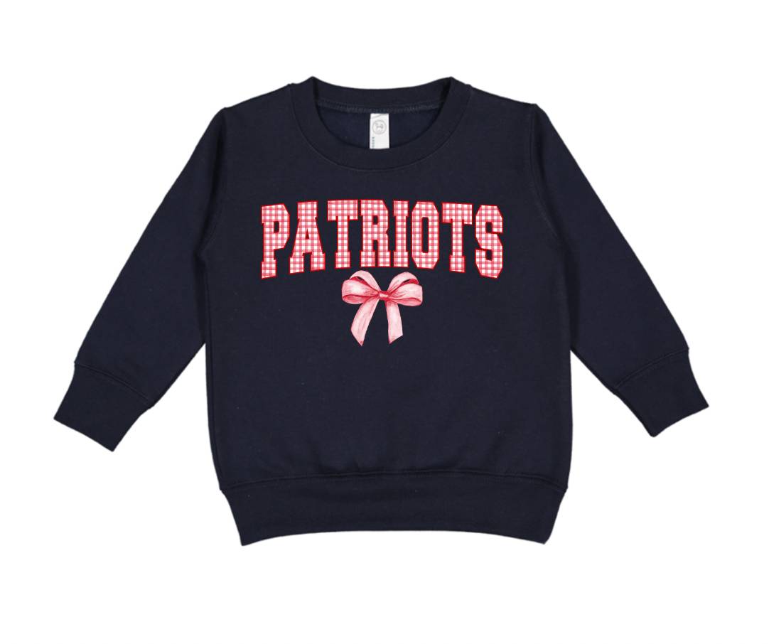 Gingham Coquette Mascot Sweatshirts - Toddler 🎀