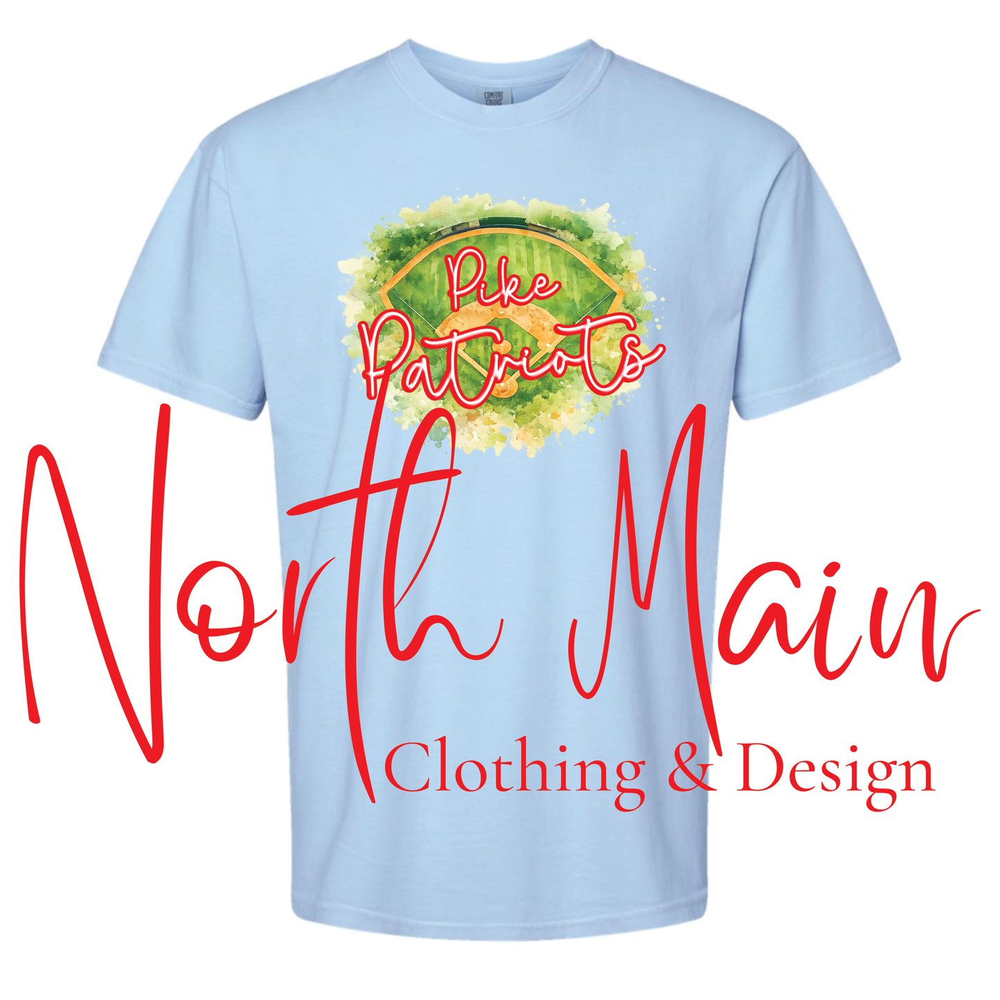 Watercolor Field ⚾️🥎 - Youth/Adult Comfort Color