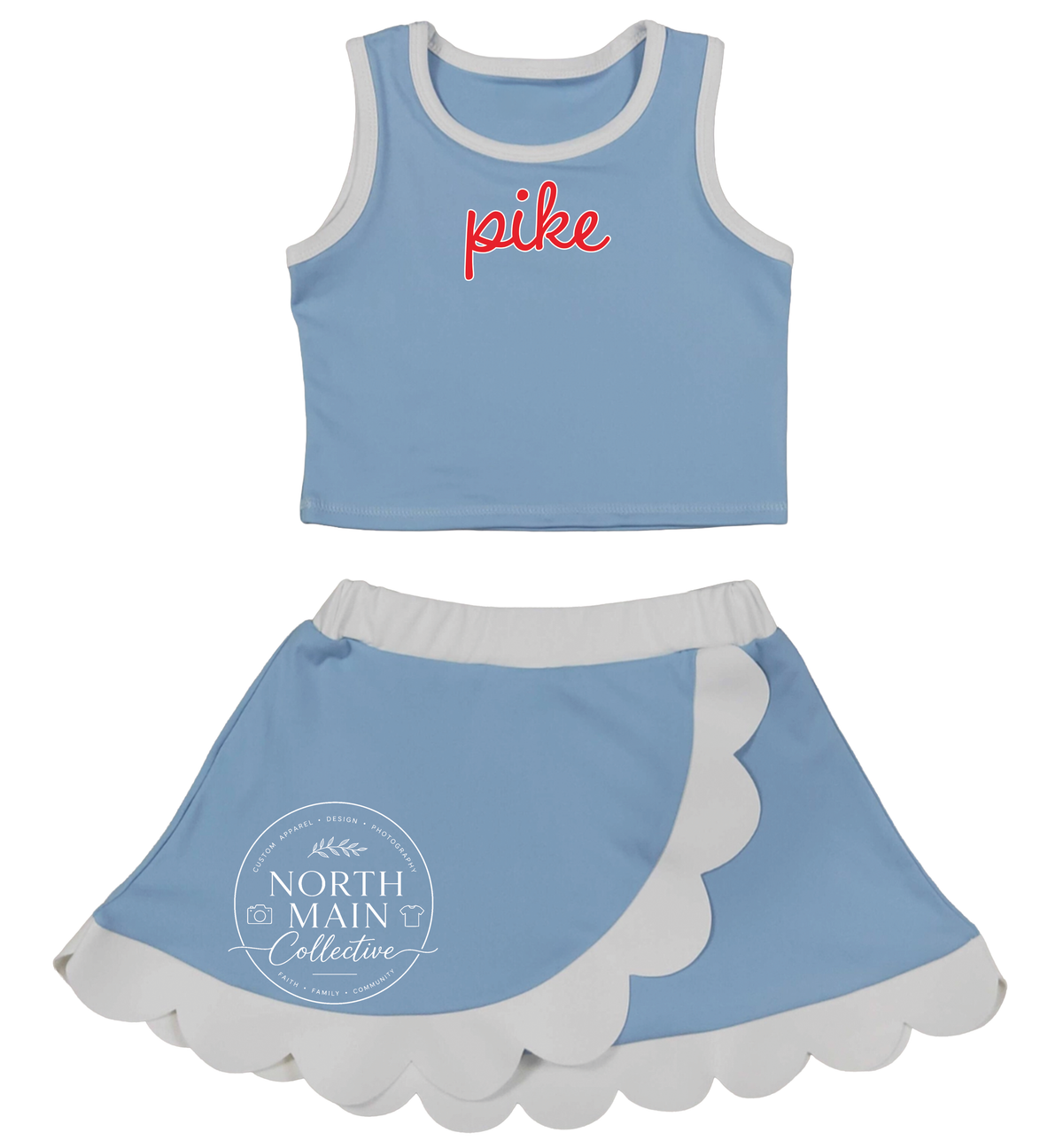 Scallop Game Day Skort Set