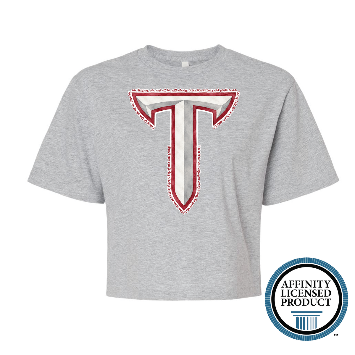 Officially Licensed | "The School We Love" – Troy Fight Song Power T Tee