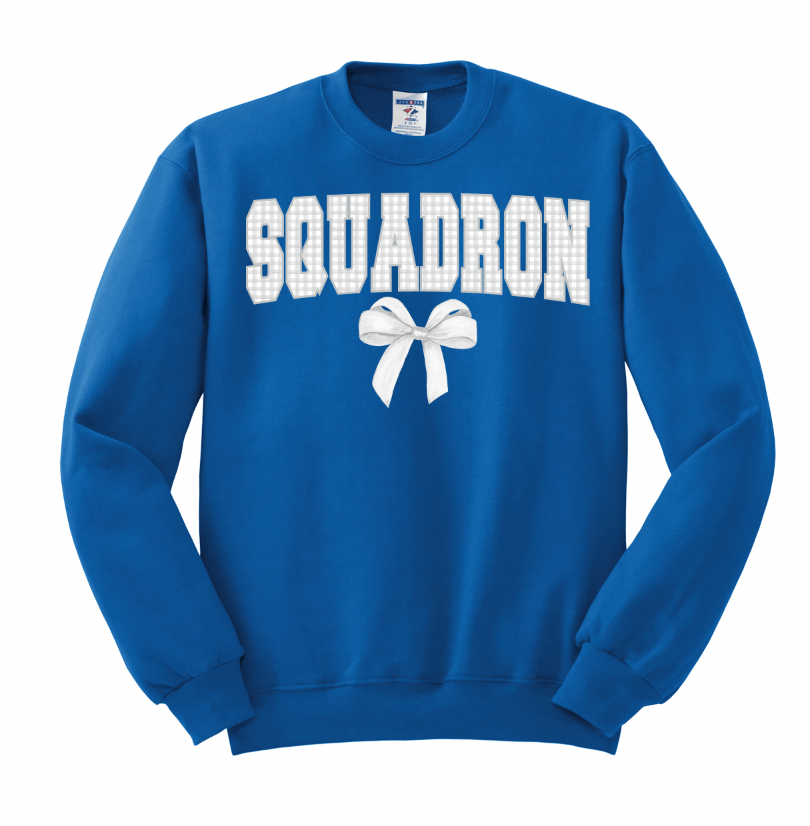 Gingham Coquette Mascot Sweatshirts - Adult 🎀