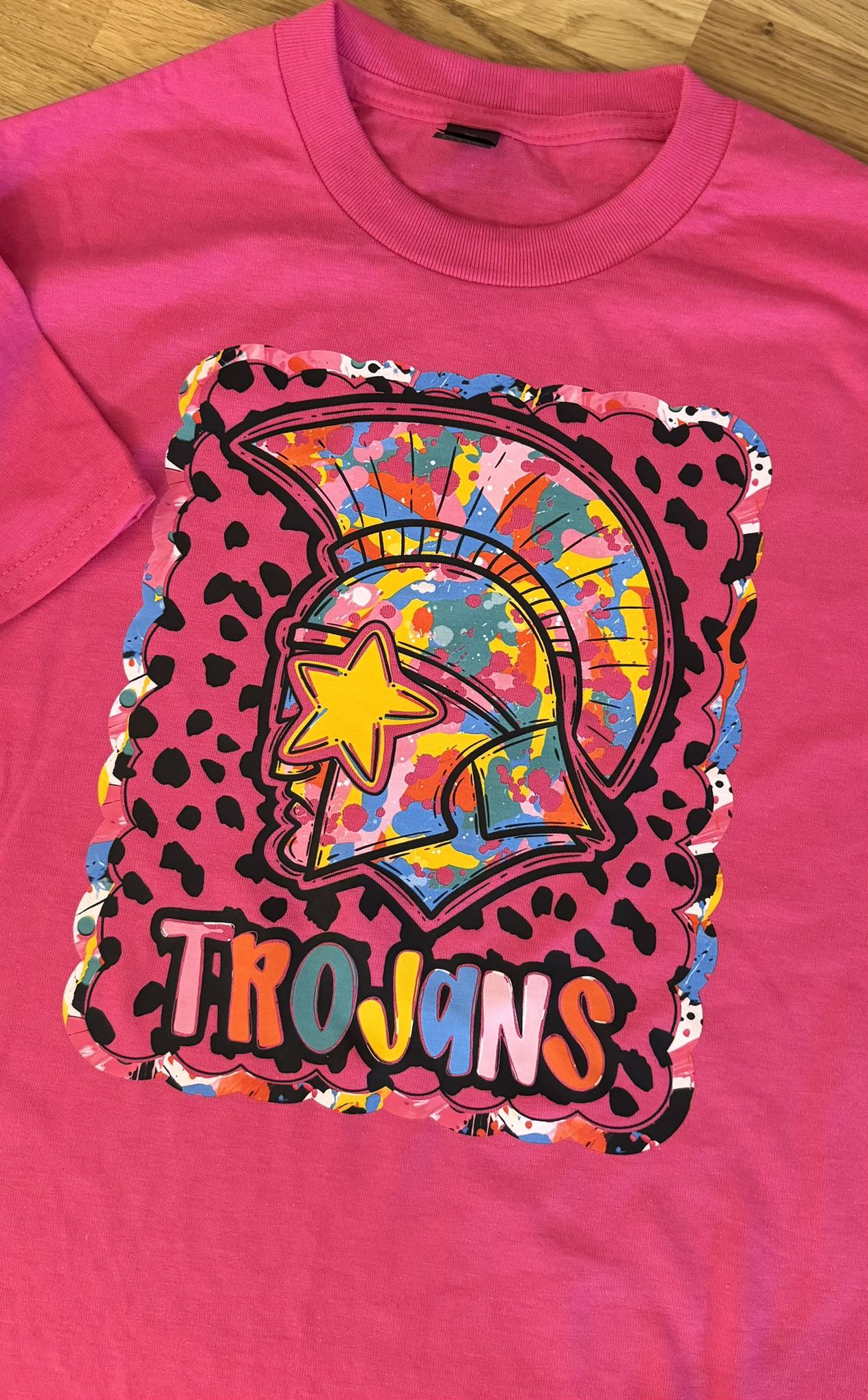 Trojans Splatter Design - youth & adult