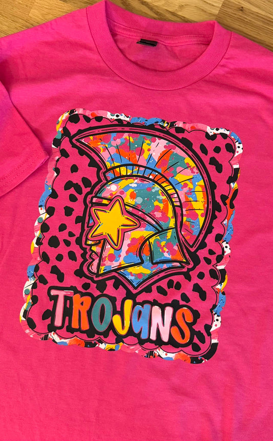 Trojans Splatter Design - youth & adult