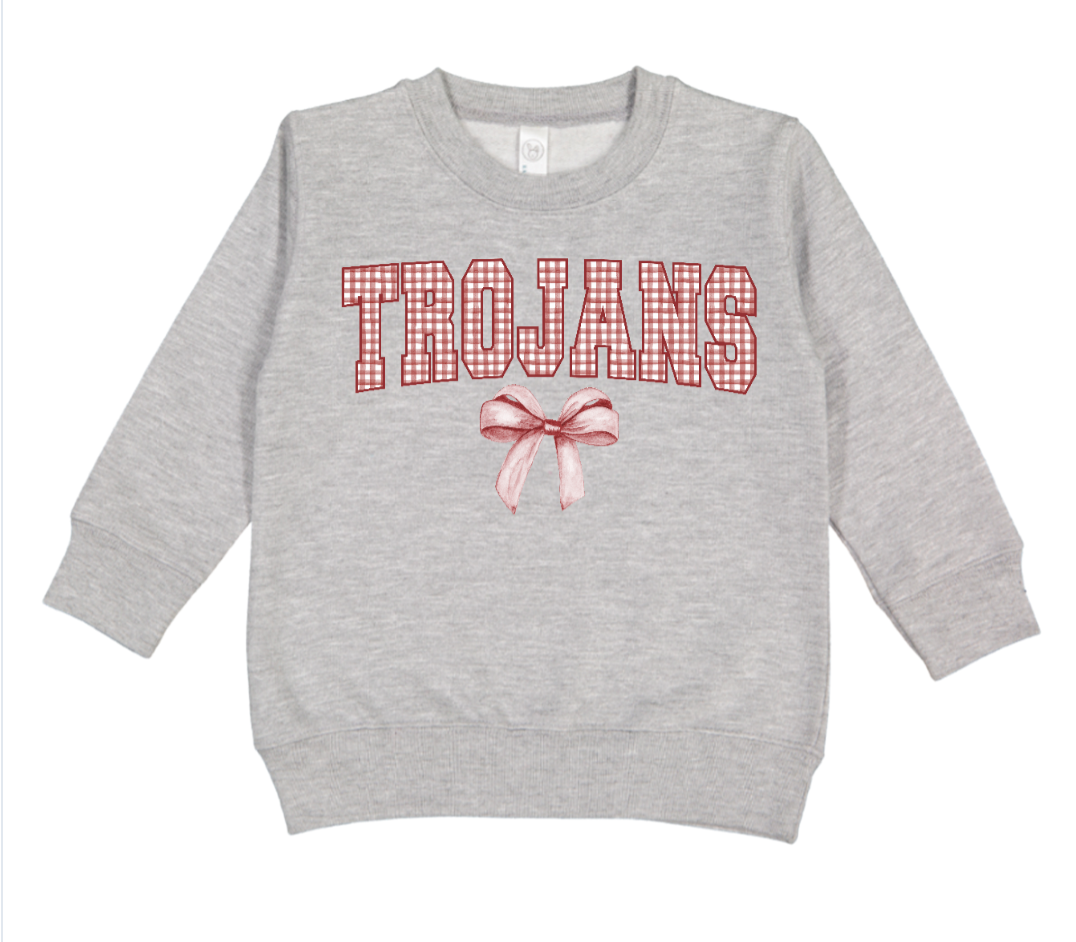 Gingham Coquette Mascot Sweatshirts - Adult 🎀