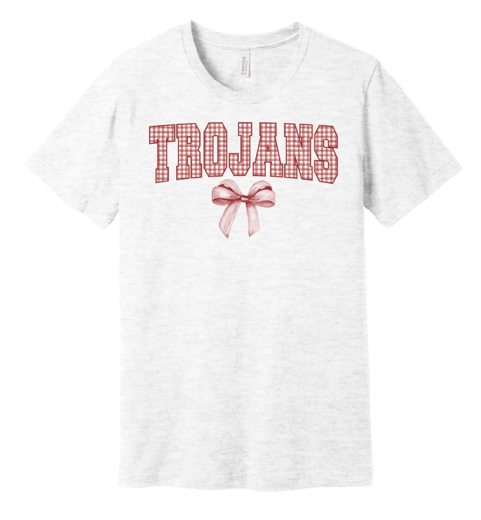 Gingham Coquette Mascot Bella Tshirt - Adult 🎀