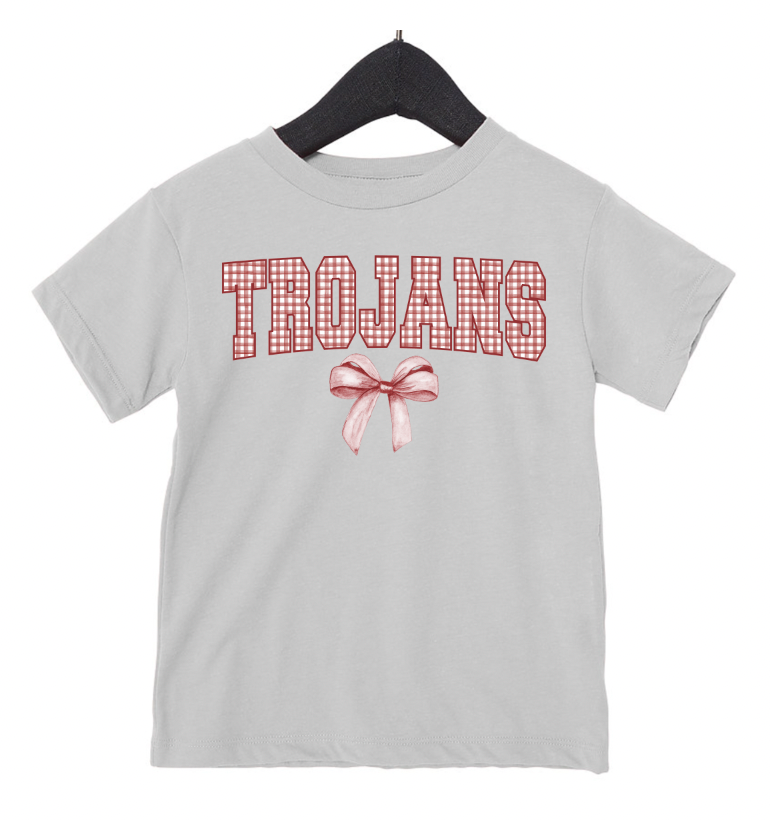 Gingham Coquette Mascot Bella Tshirt - Adult 🎀