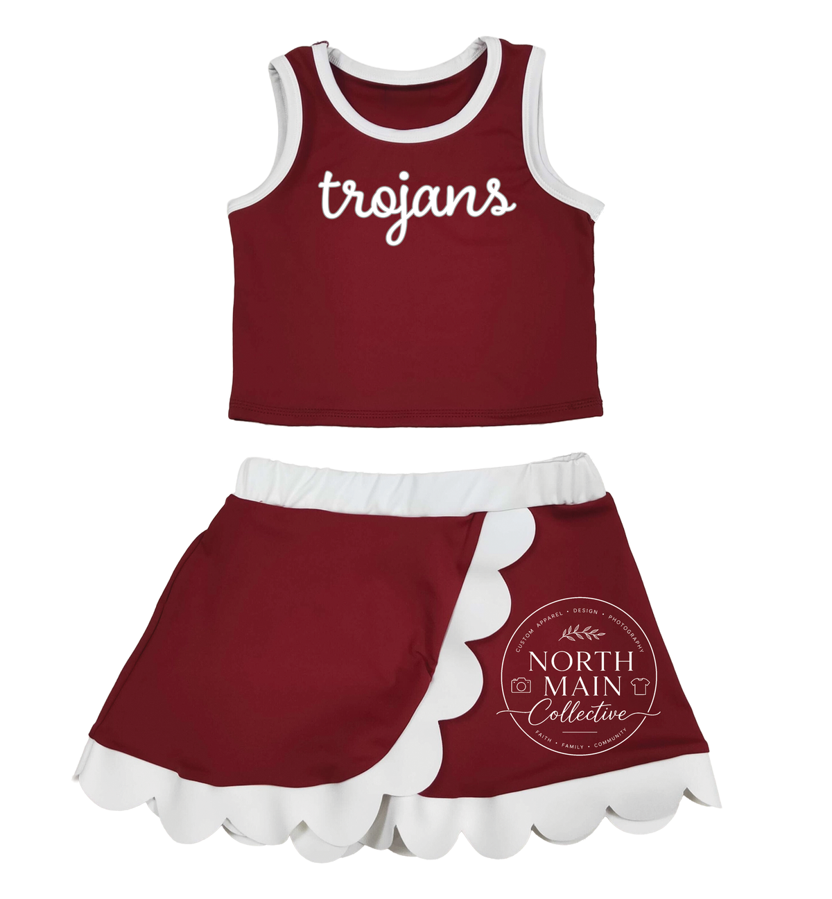 Scallop Game Day Skort Set