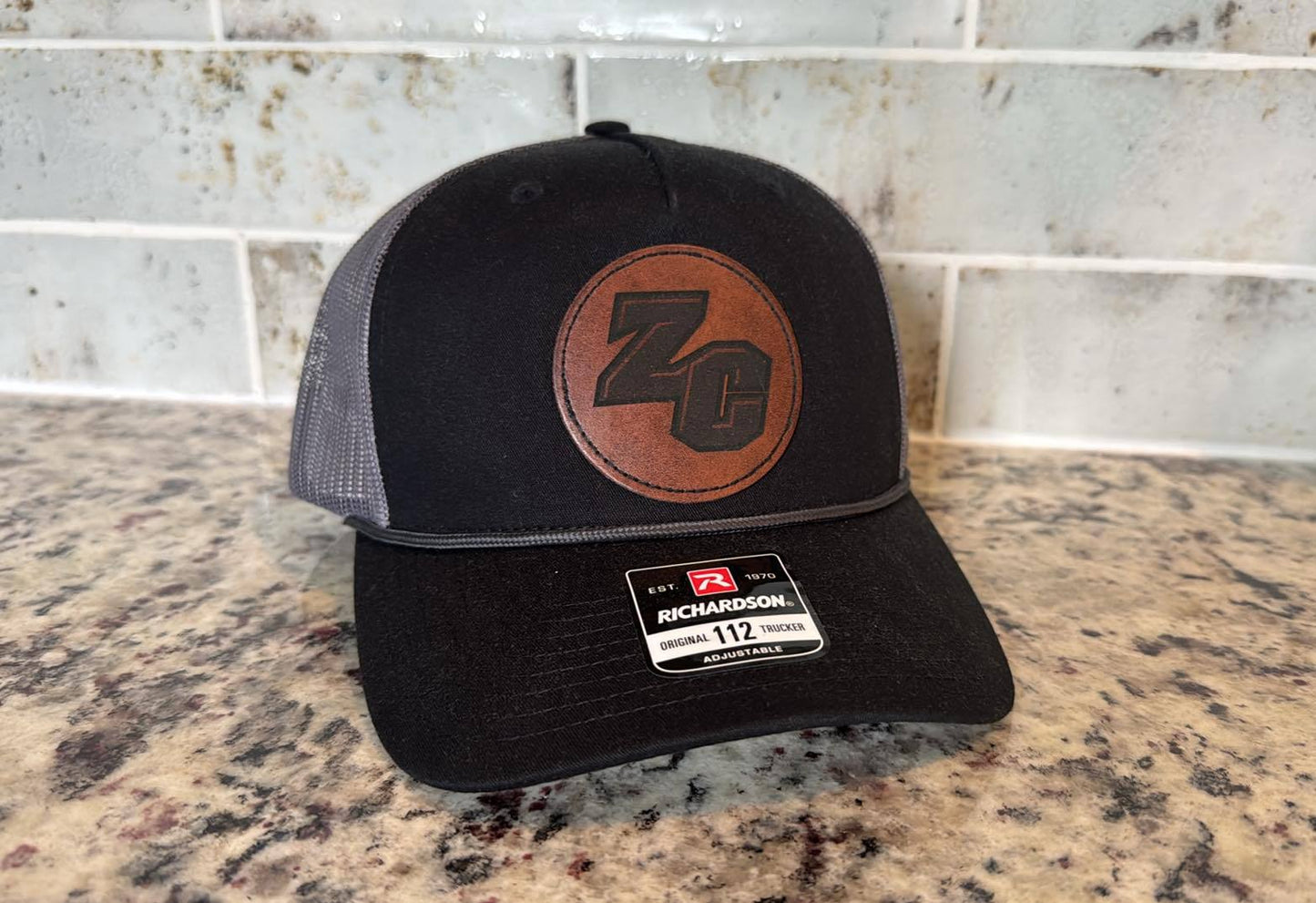 Zion Chapel "ZC" Laser Engraved Richardson 112 Hat