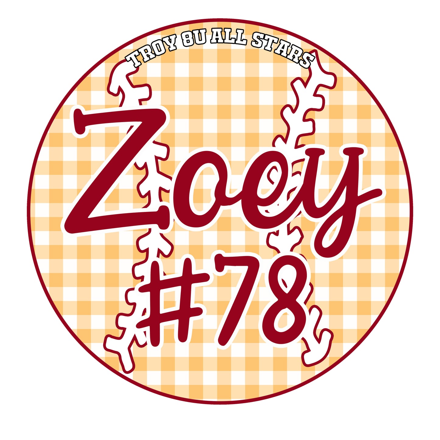 Troy 8U Darlings Magnets